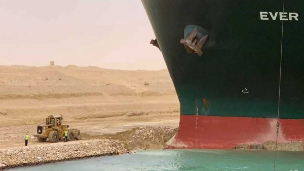 Stranded Suez Canal Ship