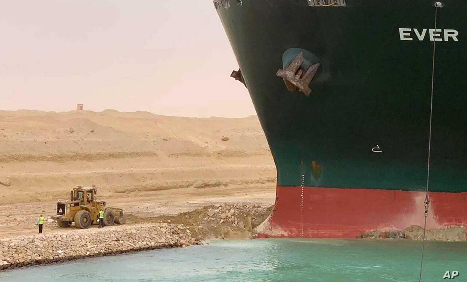 Stranded Suez Canal Ship