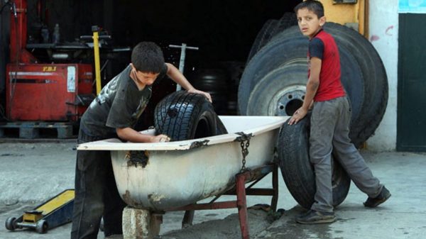 child labor in Jordan
