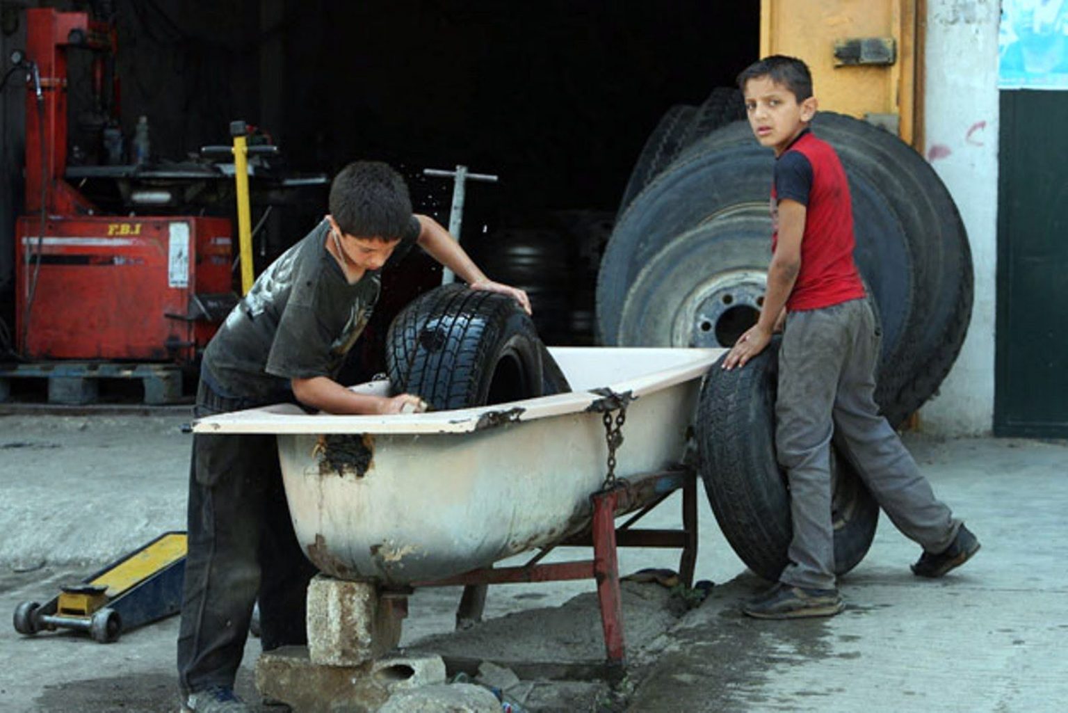 child labor in Jordan