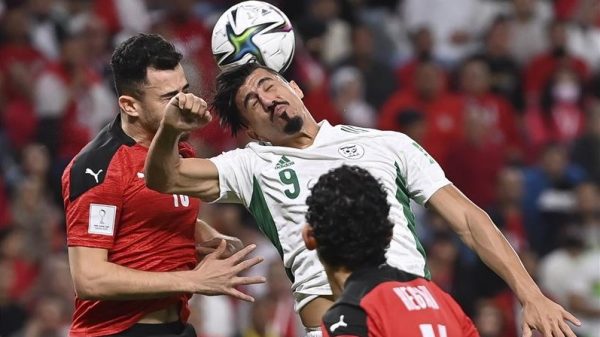التعادل يحسم موقعة مصر والجزائر في كأس العرب